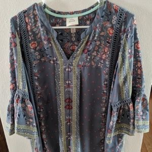 Bohemian Print Blouse
